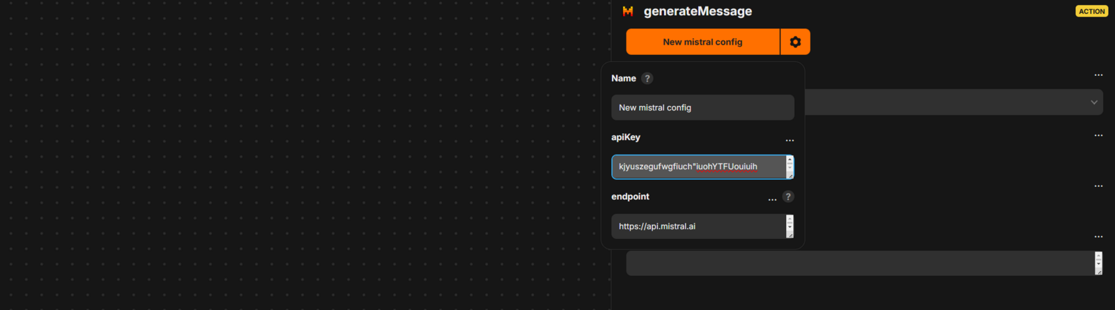 Voltask API config