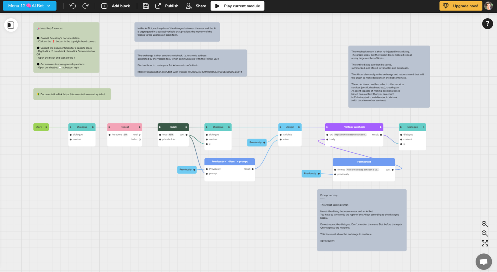 Voltask webhook block