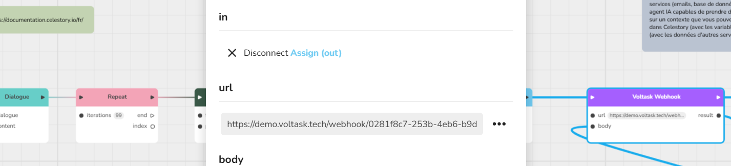 Url Voltask block