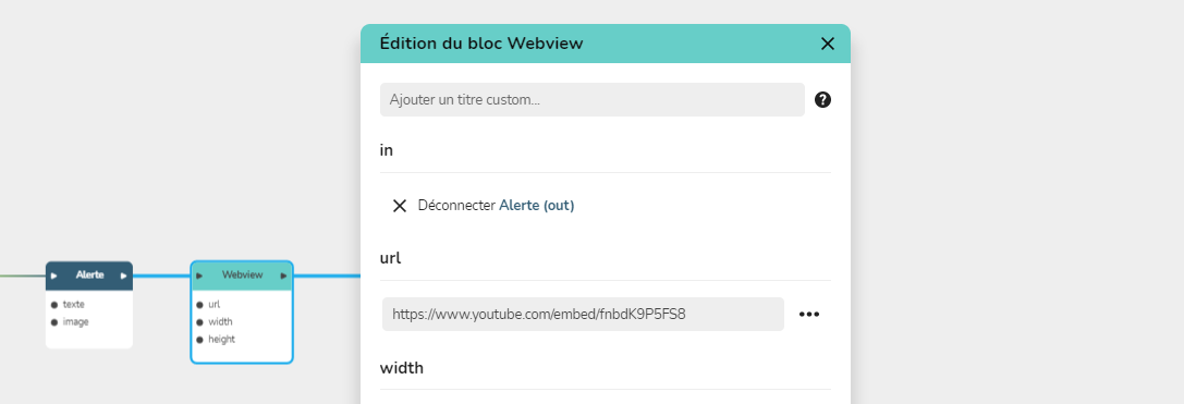 celestory bloc webview youtube