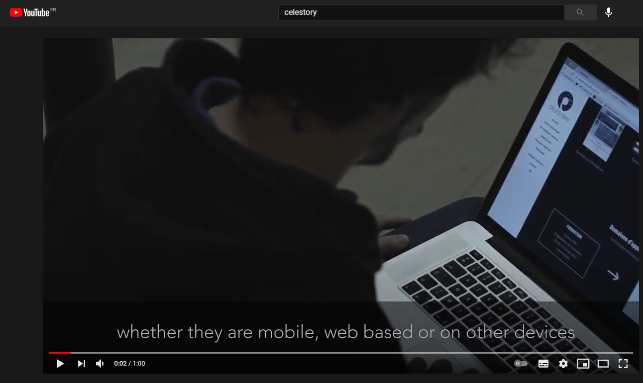 Interface youtube